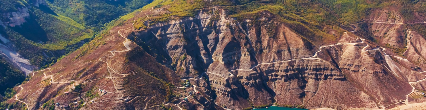 Сулакский каньон и аул Зубутли