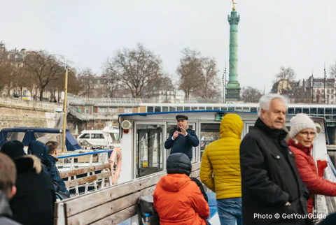 Cruise on the Saint-Martin Canal and the Seine River