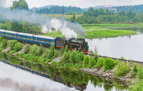 Ретропоезд, олени, водопады и увеличенное время в парке Рускеала