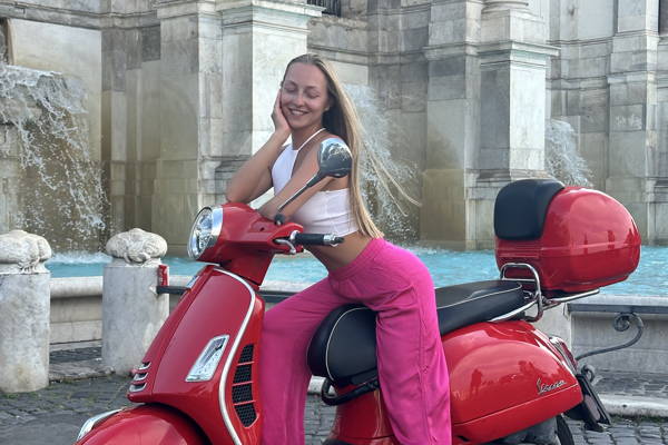 По Риму на скутере Vespa