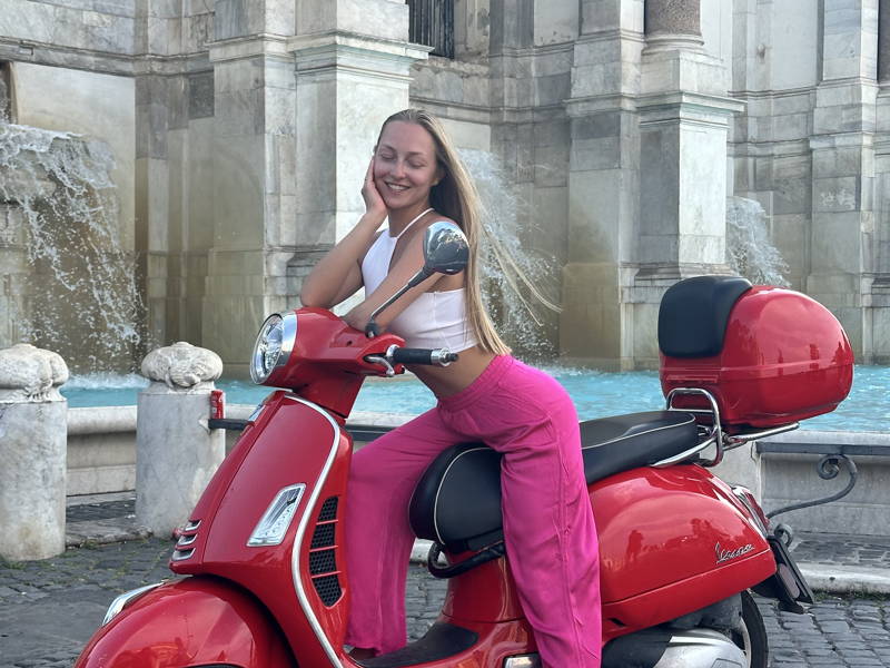 По Риму на скутере Vespa