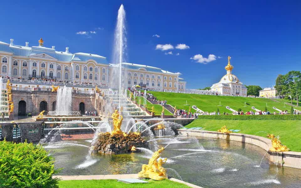 Дворцы и парки Петергофа с возвращением на метеоре - фото 3