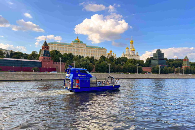 Главное изображение экскурсии - Речной трамвайчик Radisson от причала «Нескучный сад»