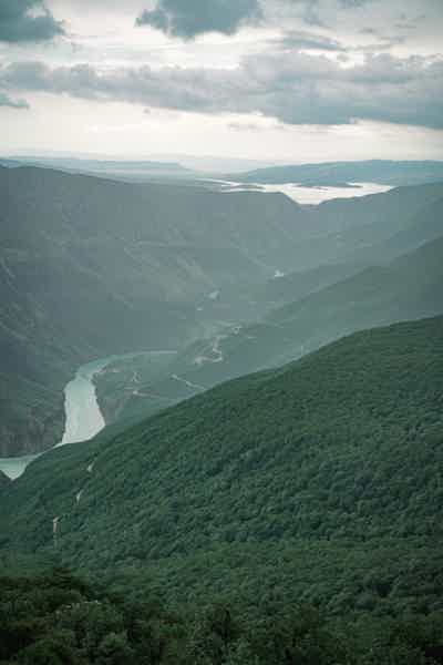 Сулакский каньон и бархан Сарыкум - из Каспийска - фото 1