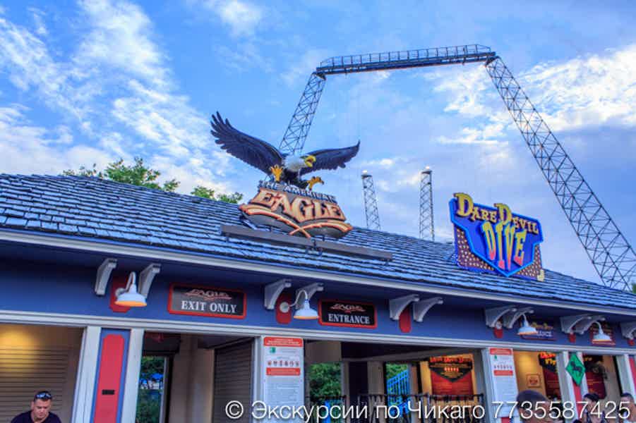 Экскурсия в парк развлечений Six Flags | Американские горки - фото 1