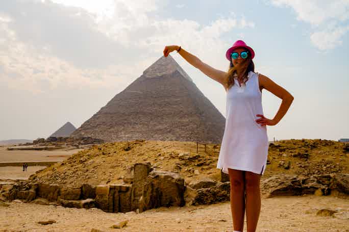 Пирамиды Гизы и Национальный музей Египта из Шарм-эль-Шейха