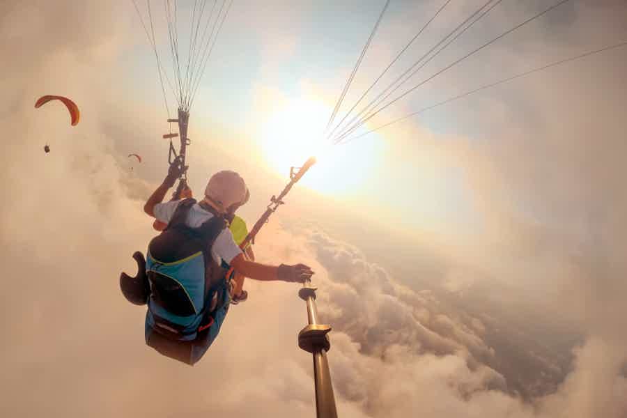 «С высоты полета»: Параглайдинг в Памуккале - фото 1