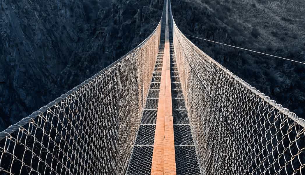 Небесный мост  в ущелье Чункурчак - фото 1