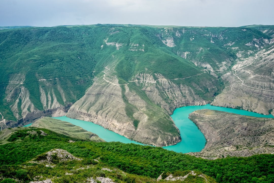 Сулакский Каньон, Чиркейское водохранилище, бархан Сарыкум — фото 2