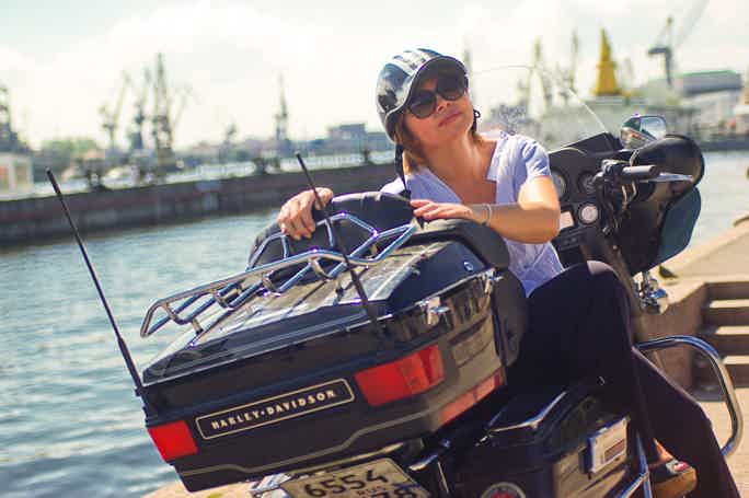 Мотопрогулка на  мотоциклах «Harley-Davidson» с фотосетом. (c 15 апреля)