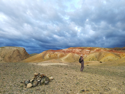 Марсианские пейзажи, Гейзерное озеро, Чуйский тракт до Монгольской границы.