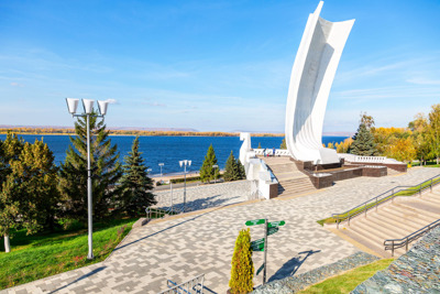 Прогулка по Самарской набережной — Самара