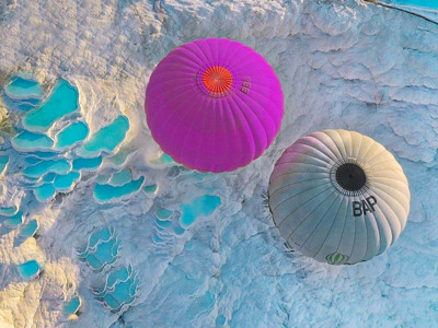 Памуккале на рассвете + Воздушные шары из Сиде (на 1 день, без шопинга)