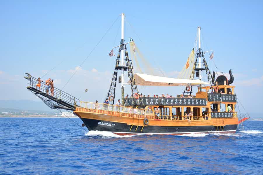 Морская прогулка на пиратском корабле в Сиде - фото 5