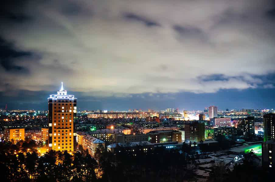 Вечерний Новосибирск на автомобиле - фото 4