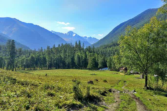 Поход на Алтай без рюкзаков, гора Белуха и Кучерлинские озера