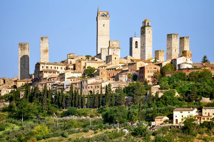 Сан Джиминьяно и Вольтерра - средневековые города - крепости в Тоскане 