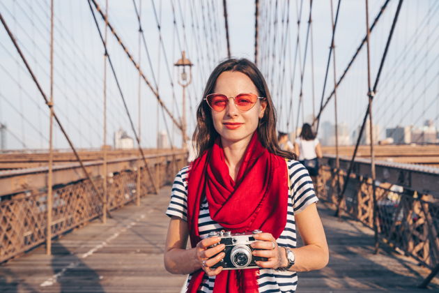 Фотосессия на Бруклинском мосту и в районе DUMBO
