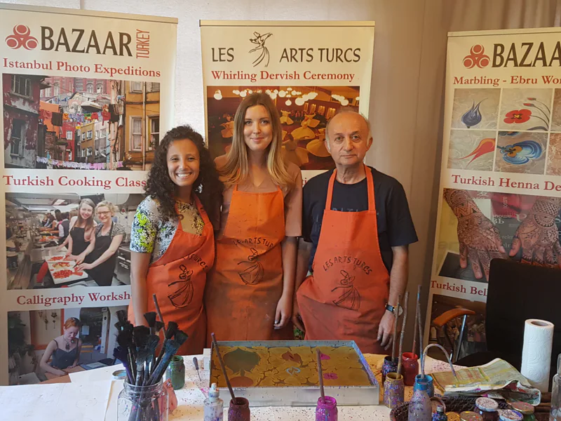 Turkish Marbling Ebru Lessons Workshops In Istanbul — photo 3, Istanbul | Pokataem