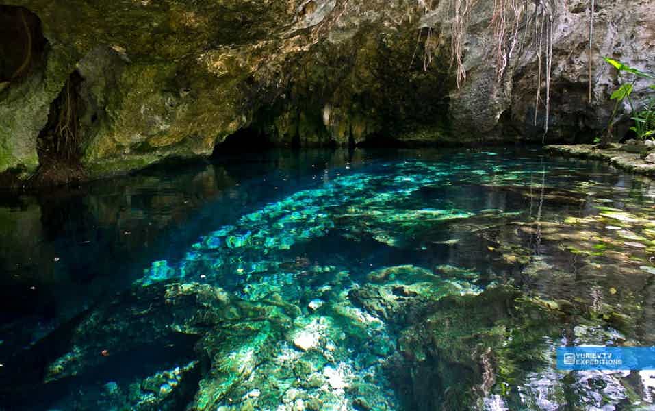 Мексика: поездка в древние майянские города: Коба, Тулум и купание в подземных пещерах "сенотах" - фото 6