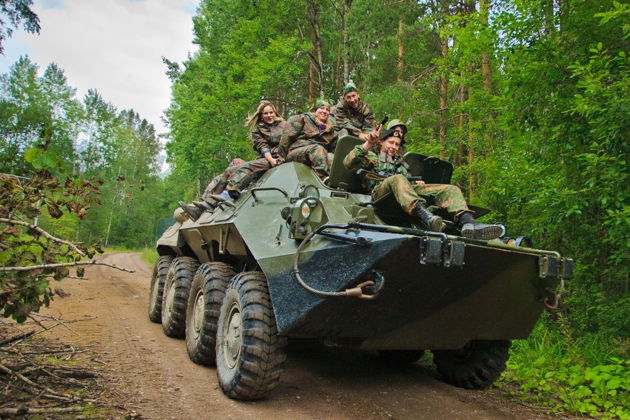 Виды Один день в Русской армии