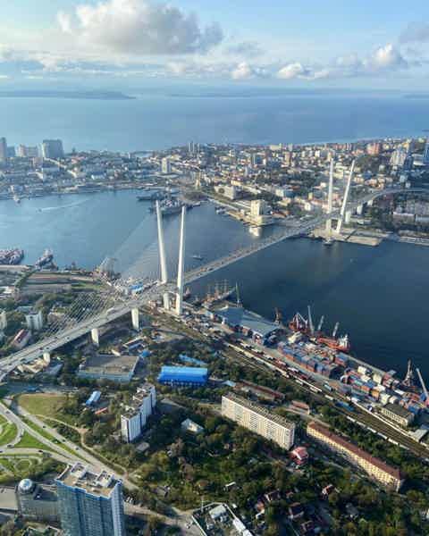 Центр Владивостока и Амурский залив с высоты птичьего полета - фото 4