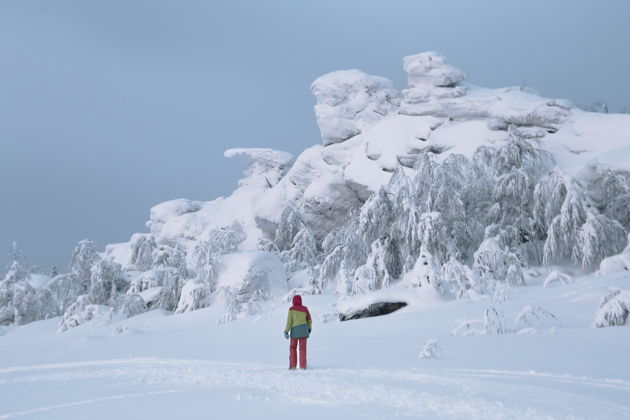 Виды 4в1: Усьвинские столбы, Каменный город, гора Крестовая, «Сердце Пармы» 