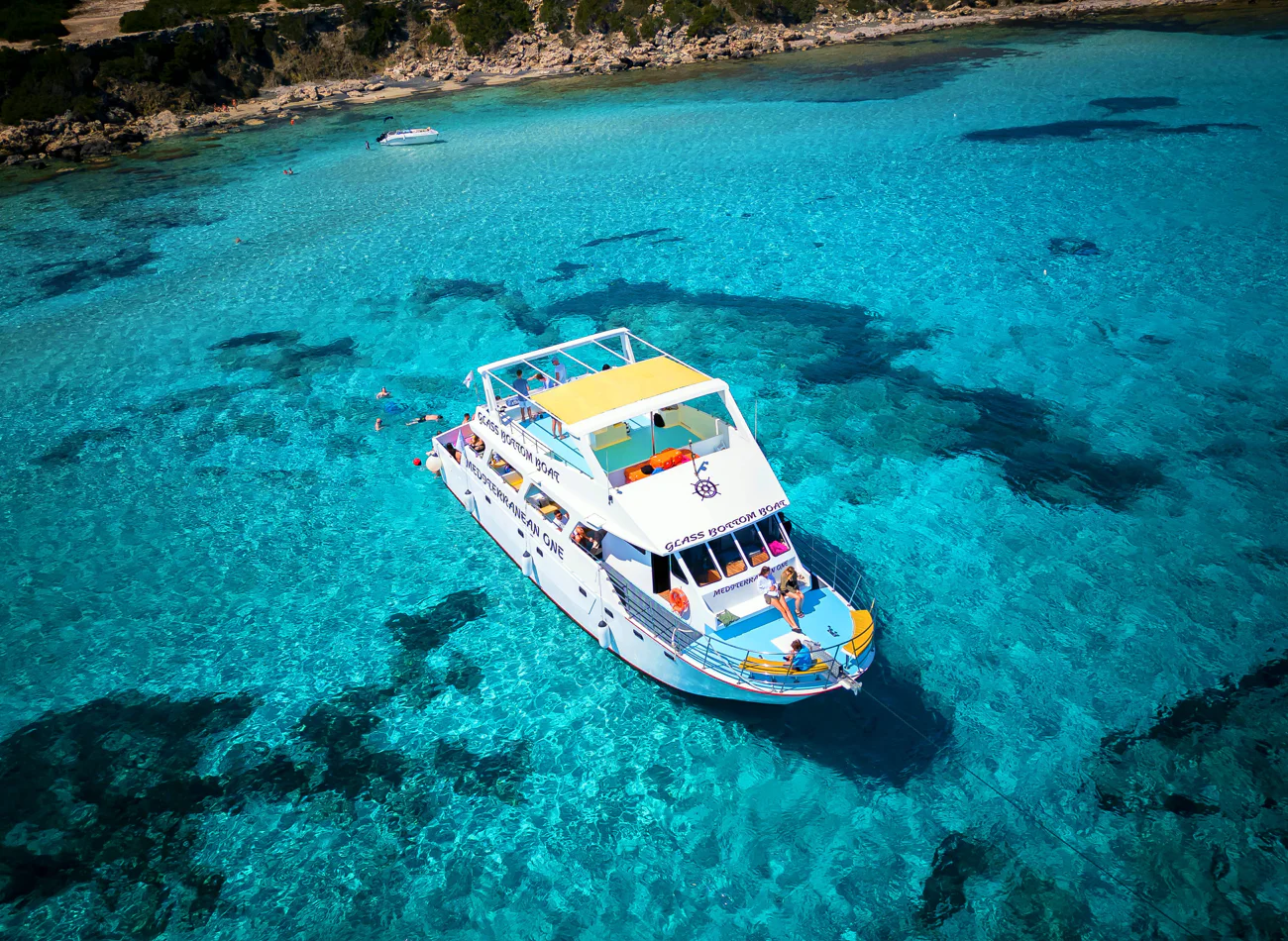 Blue Lagoon Bus Transfer and Water Slide Boat Cruise from Paphos — tour in Paphos, Cyprus | Pokataem