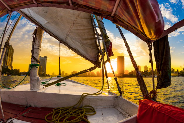 Вечерний Нил: романтическая прогулка на фелуке и панорамы Каира
