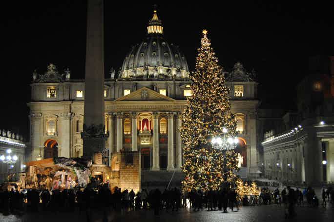 Рим на рассвете: район Ватикана, Собор Петра и Замок Святого Ангела 