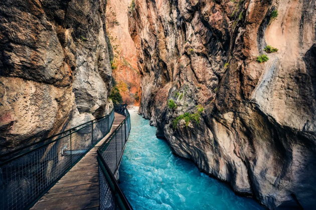 Ущелье Саклыкент пляж Капуташ город Каш