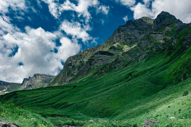 Виды Цветные озера Абуделаури