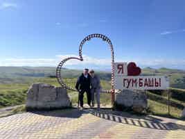 Экскурсия "Домбай — земной рай в мини-группе: Гумбаши, Сырные пещеры, Шоанинский храм" - фото отзыва 1