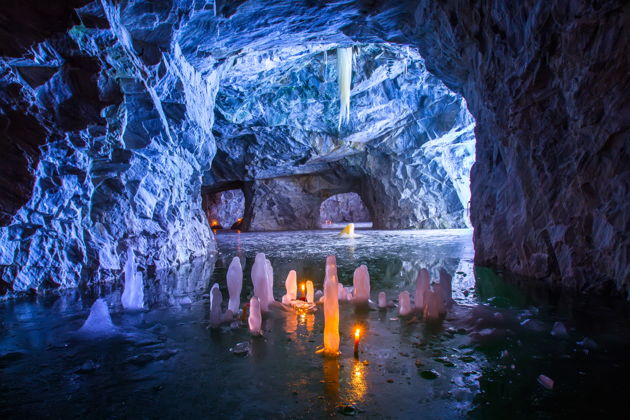 Виды Премиум-тур «Новогодняя Рускеала» в доме на воде