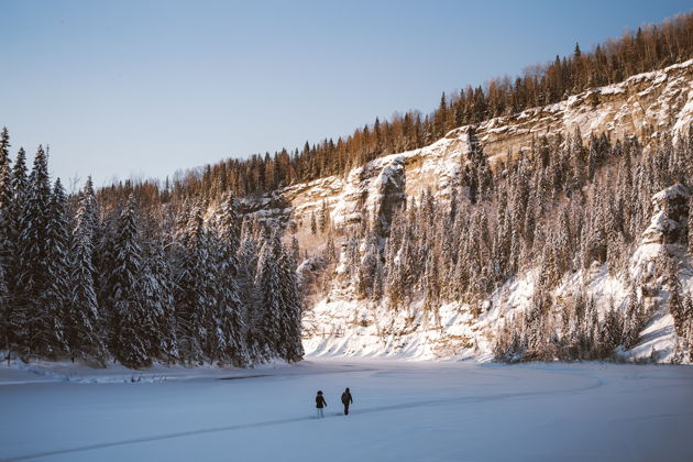 Виды 4в1: Усьвинские столбы, Каменный город, гора Крестовая, «Сердце Пармы» 
