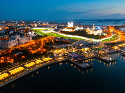 Набережная озера Кабан