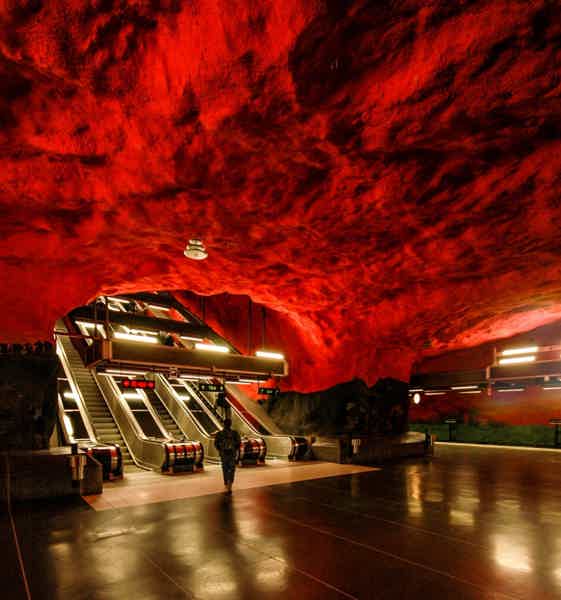 Экскурсия по синей ветке метро Стокгольма - фото 1