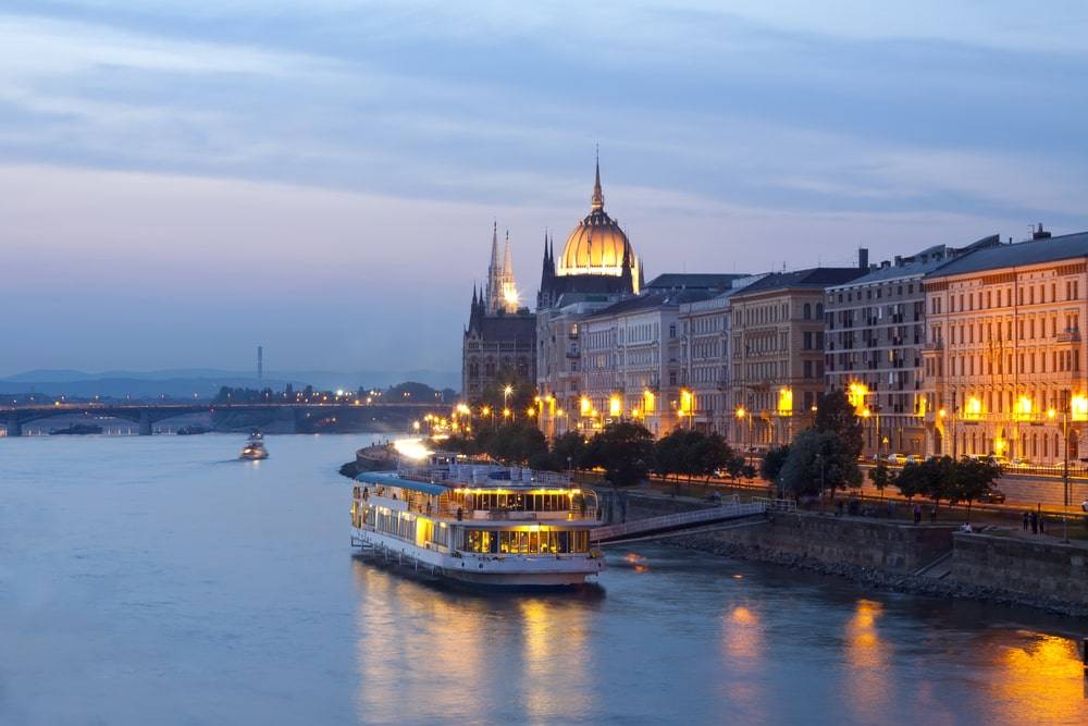 Night view of Budapest