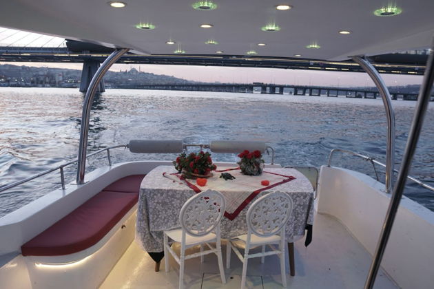 Виды Пейзажи Стамбула с борта яхты