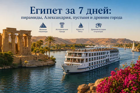 Египет за 7 дней: от пирамид до Асуана