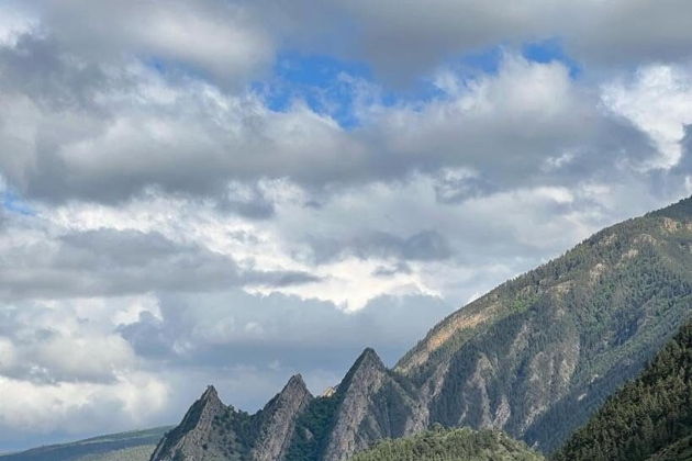 Виды Хунзах, водопад Тобот 