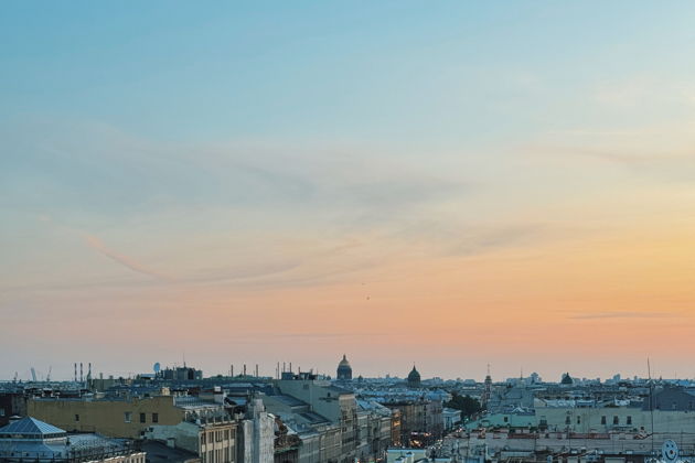 Виды На крышу Петербурга