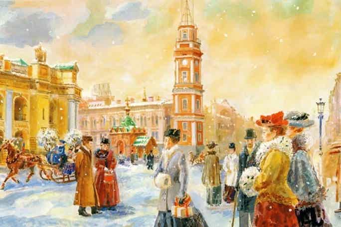 Новогодние забавы царского Петербурга 