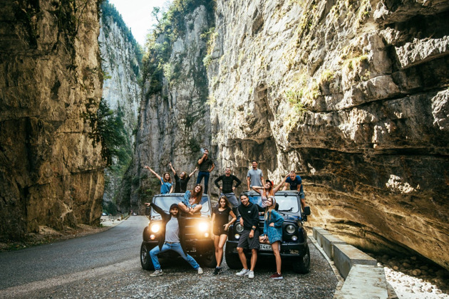 Гегский водопад и озеро Рица, поездка в мини-группе на внедорожнике