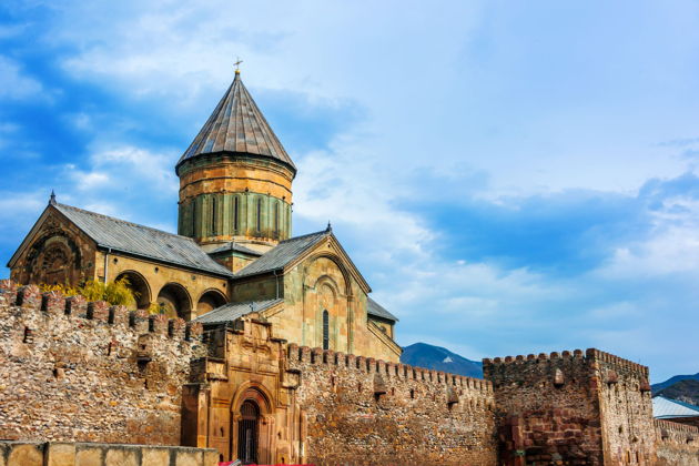 Виды Древняя Мцхета и храм Джвари