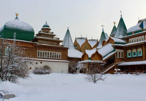 Деревянный дворец Алексея Михайловича в Коломенском