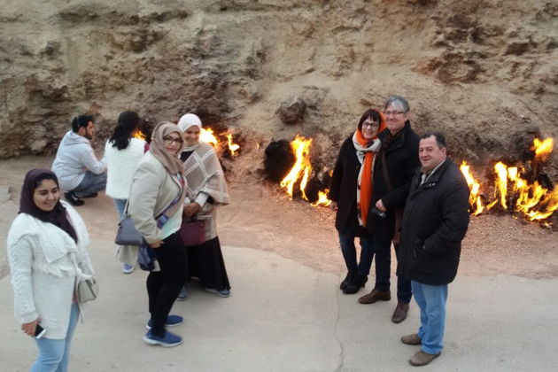 Виды Священные огни Абшерона: храм Атещгях и горящая гора Янардаг