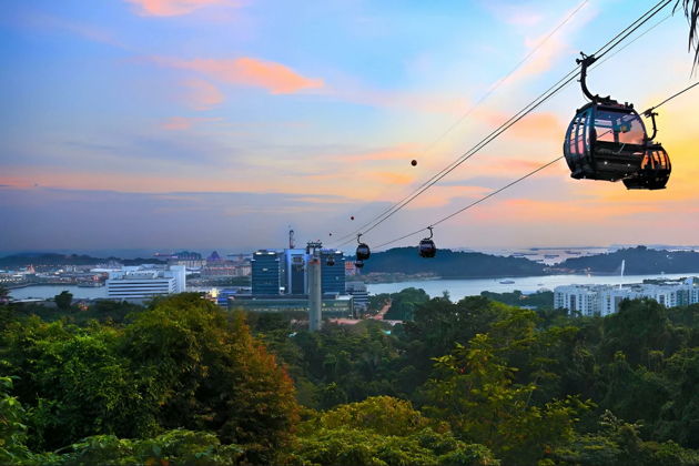 Остров Сентоза: панорамы Сингапура, подводный мир и вечерняя магия