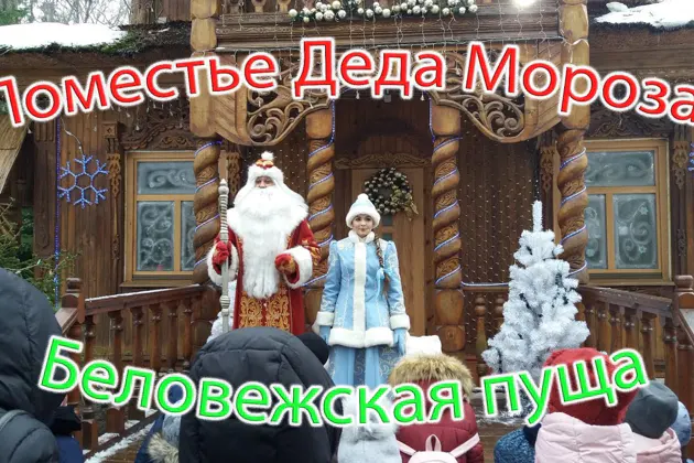 Неповторимая экскурсия до 8 человек в поместье Деда Мороза на микроавтобусе