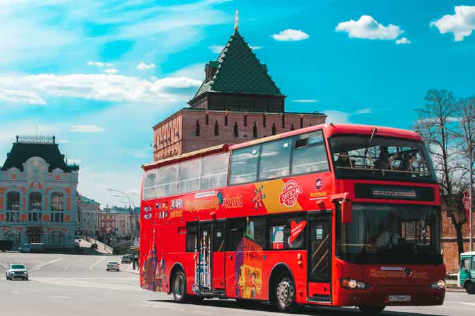 Обзорная экскурсия по Нижнему Новгороду на двухэтажном автобусе